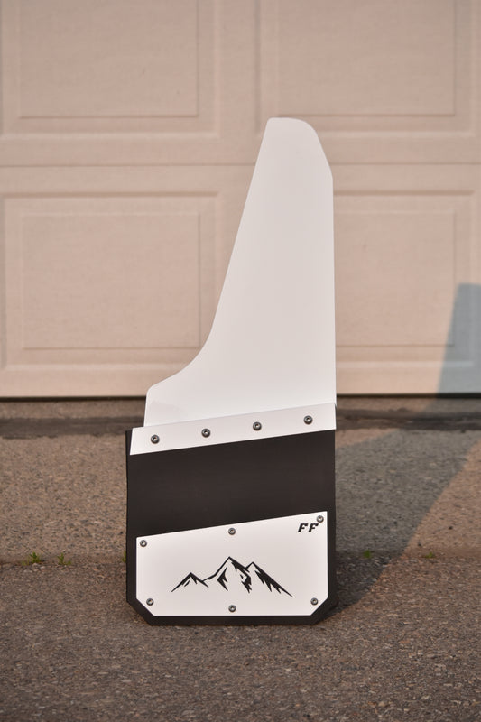 12" Regular Kickback Mudflaps (Set of 2)