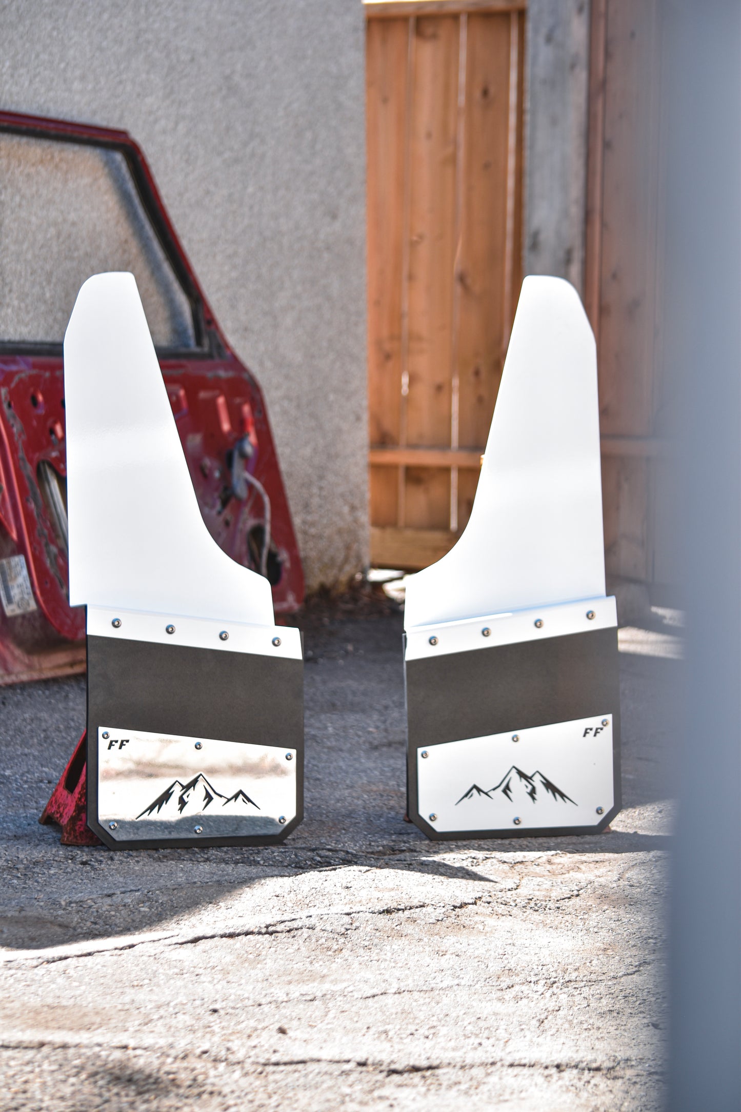 12" Regular Kickback Mudflaps (Set of 4)