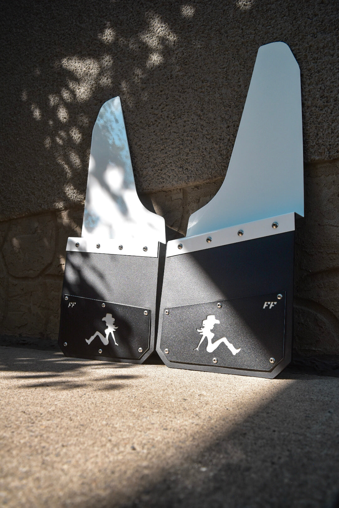 12" Regular Kickback Mudflaps (Set of 4)