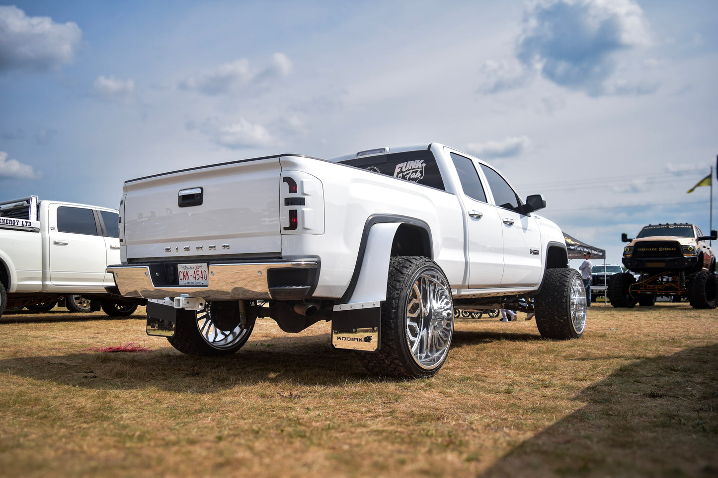 14" Long John Kickback Mudflaps (Set of 2)