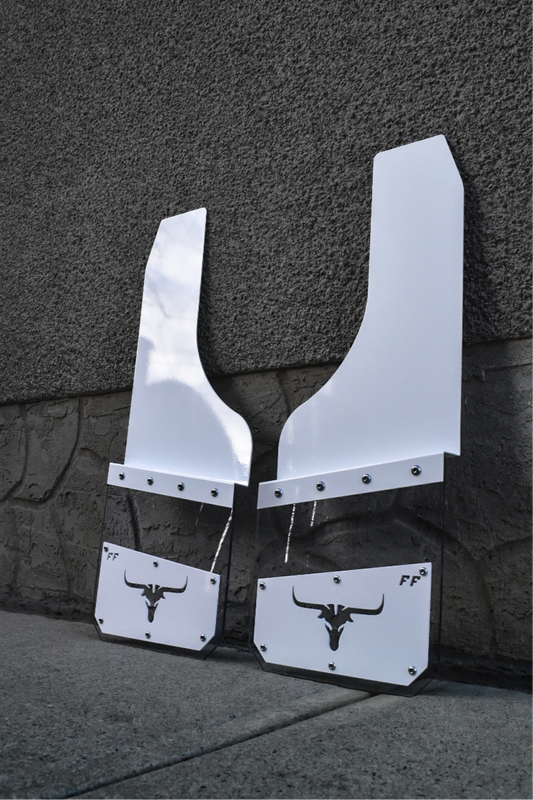 12” Lexan Kickbacks (white)