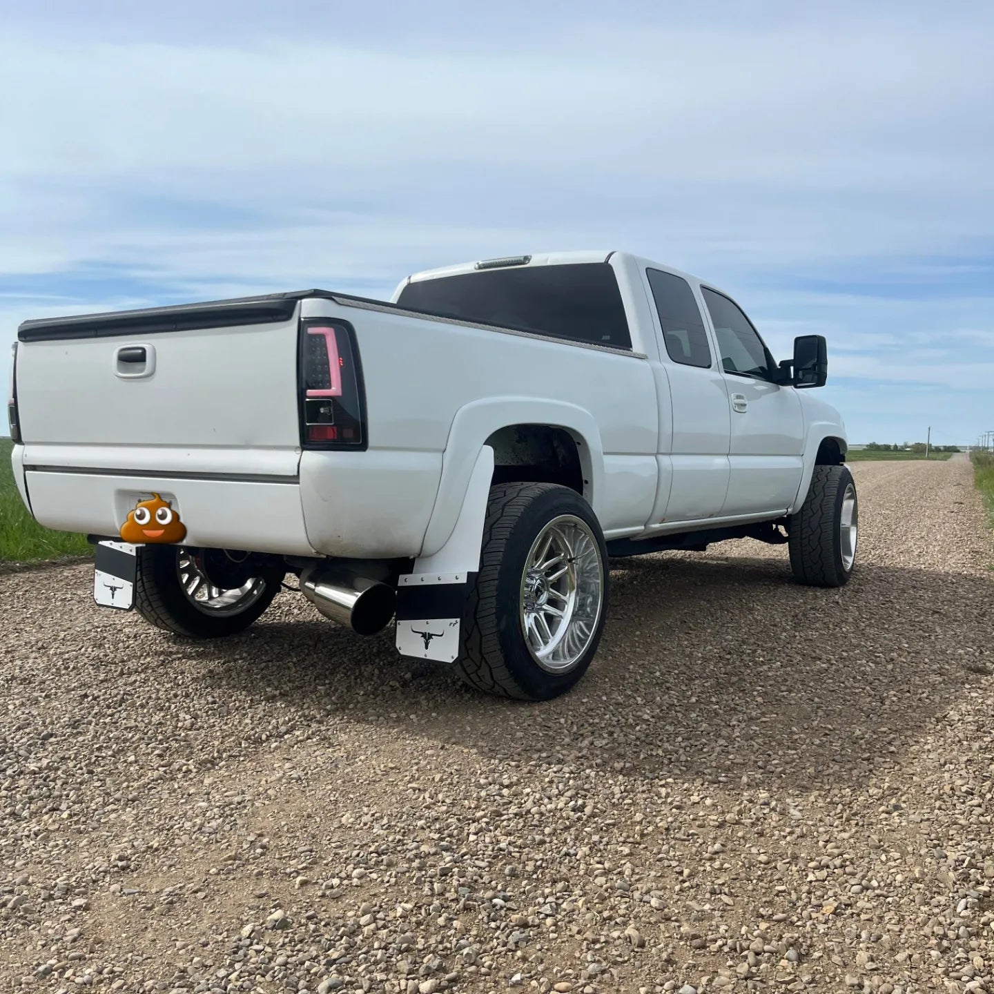 12" Regular Kickback Mudflaps (Set of 4)