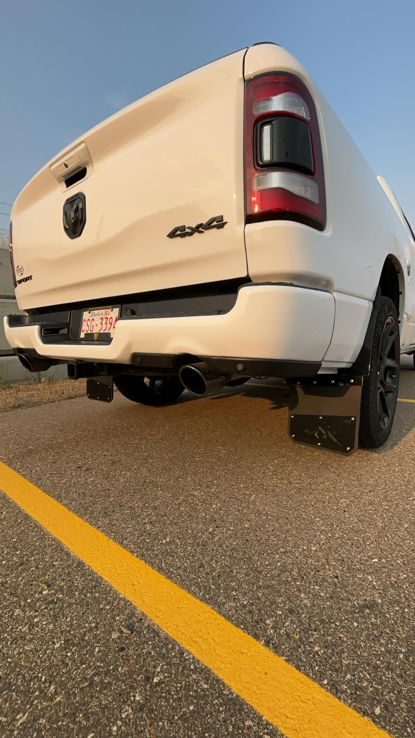 12" Regular Kickback Mudflaps (Set of 2)