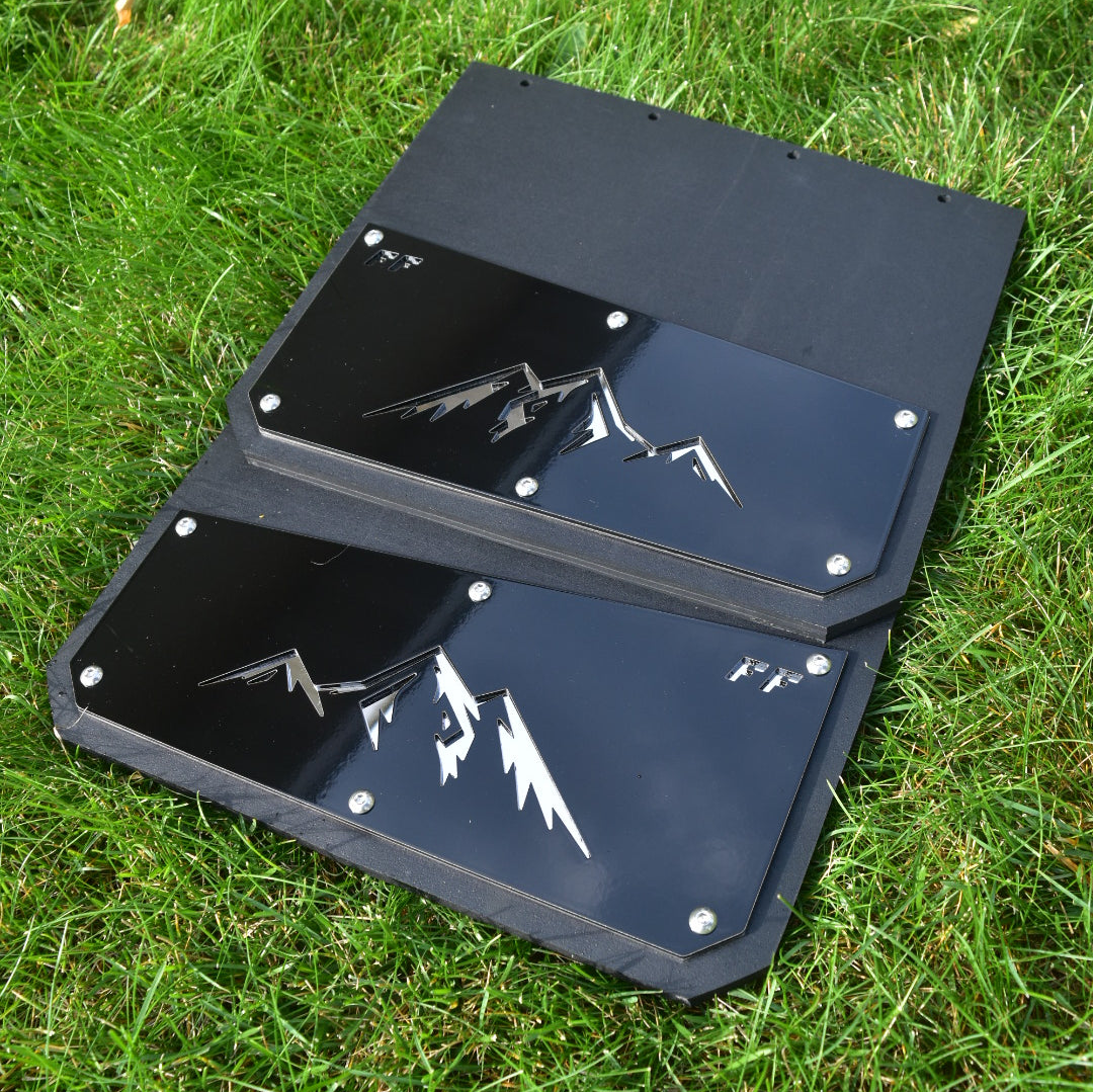 14" Long John Kickback Mudflaps (Set of 2)