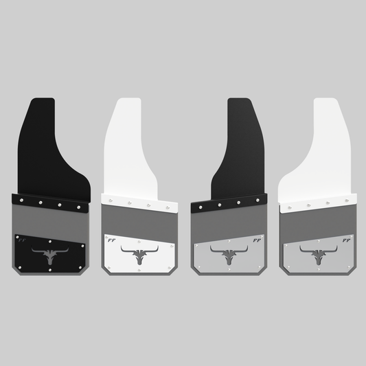 12" Regular Kickback Mudflaps (Set of 2)